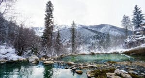 Banff hot springs